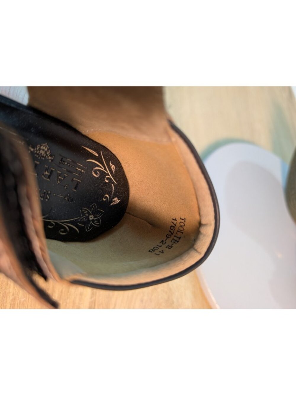 L'Artiste by Spring Step Toolie Black Tooled Leather Mary Jane Shoes Women's 41 - Picture 9 of 10